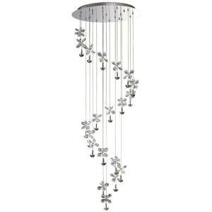 Inspired Lighting Aviva Ceiling Cluster Pendant 20 Light 4000K LED Polished Chrome - Ceiling Pendant Light Inspired Lighting Aviva Ceiling Cluster Pendant 20 Light 4000K LED Polished Chrome - Ceiling Pendant Light