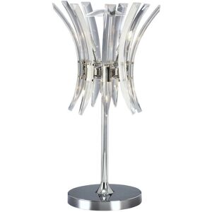 Inspired Lighting Sinclair Table Lamp 4 Light Polished Chrome - Table Lamp Inspired Lighting Sinclair Table Lamp 4 Light Polished Chrome - Table Lamp