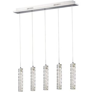 Inspired Lighting Galaxy Ceiling Pendant - 5 Drop 15W LED - Chrome Inspired Lighting Galaxy Ceiling Pendant - 5 Drop 15W LED - Chrome