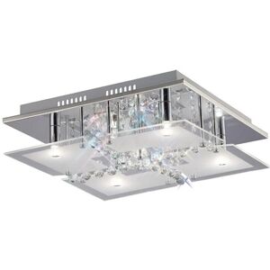 Inspired Lighting Chisora Flush Ceiling 5 Light Polished Chrome - Ceiling Light Fixture Inspired Lighting Chisora Flush Ceiling 5 Light Polished Chrome - Ceiling Light Fixture