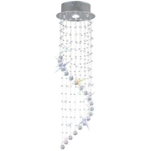 Inspired Lighting Inspired Diyas - Colorado - Ceiling Cluster Pendant Single-Spiral 1 Light Polished Chrome - Pendant Light Inspired Lighting Inspired Diyas - Colorado - Ceiling Cluster Pendant Single-Spiral 1 Light Polished Chrome - Pendant Light