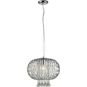 Inspired Lighting Chelsie Large Ceiling Pendant - Chrome & Glass Inspired Lighting Chelsie Large Ceiling Pendant - Chrome & Glass
