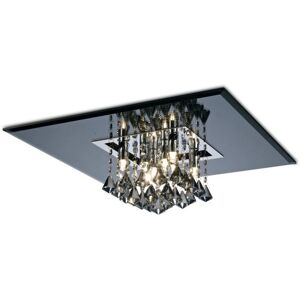 Inspired Lighting Starda Flush Ceiling Square 8 Light G9 Polished Chrome - Ceiling Light Inspired Lighting Starda Flush Ceiling Square 8 Light G9 Polished Chrome - Ceiling Light
