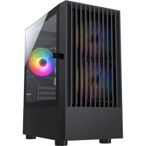 CiT Slammer Micro-ATX Gaming PC Case - Black - Cooling Support CiT Slammer Micro-ATX Gaming PC Case - Black - Cooling Support