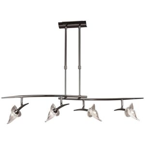 Inspired Lighting Flavia Telescopic Pendant - Adjustable G9, Black Chrome Inspired Lighting Flavia Telescopic Pendant - Adjustable G9, Black Chrome