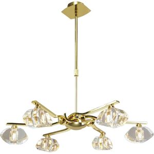 Inspired Lighting Alfa Telescopic 6 Light G9 - Chandelier Inspired Lighting Alfa Telescopic 6 Light G9 - Chandelier