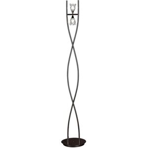 Inspired Lighting Amel Floor Lamp - 2 Light G9 - Black Chrome Inspired Lighting Amel Floor Lamp - 2 Light G9 - Black Chrome