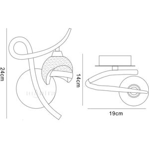 Inspired Lighting Fragma Wall Lamp Right Switched 1 Light G9 - Wall Lamp Inspired Lighting Fragma Wall Lamp Right Switched 1 Light G9 - Wall Lamp