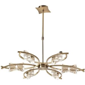 Inspired Lighting Inspired Mantra Fusion Kromo Telescopic Convertible To Semi Flush 6 Light G9 - Ceiling Light Inspired Lighting Inspired Mantra Fusion Kromo Telescopic Convertible To Semi Flush 6 Light G9 - Ceiling Light