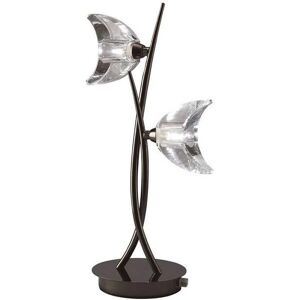 Inspired Lighting Inspired Mantra - Eclipse - Table Lamp 2 Light G9, Black Chrome Inspired Lighting Inspired Mantra - Eclipse - Table Lamp 2 Light G9, Black Chrome