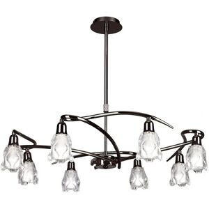 Inspired Lighting Amel Telescopic 8 Light L1/SGU10 - Chandelier Inspired Lighting Amel Telescopic 8 Light L1/SGU10 - Chandelier