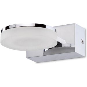 Inspired Lighting Nimbus Wall Lamp - 1 Light 5W LED - Chrome/Frosted Acrylic - 3000K - 450lm Inspired Lighting Nimbus Wall Lamp - 1 Light 5W LED - Chrome/Frosted Acrylic - 3000K - 450lm