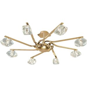 Inspired Lighting Alfa Semi Flush - 8 Light G9 French Gold Inspired Lighting Alfa Semi Flush - 8 Light G9 French Gold