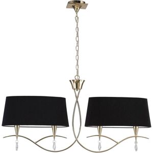 Inspired Lighting Mara Linear Pendant 2 Arm 4 Light - Pendant Light Inspired Lighting Mara Linear Pendant 2 Arm 4 Light - Pendant Light