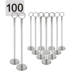 Argon - Table Numbers - 100x - 30cm Holders - Sign Stand Argon - Table Numbers - 100x - 30cm Holders - Sign Stand