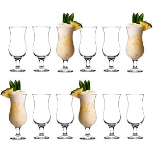 LAV Fiesta Pina Colada Glasses - 390ml - Clear - Pack of 12 LAV Fiesta Pina Colada Glasses - 390ml - Clear - Pack of 12