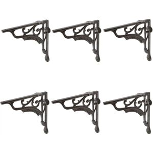 Hammer and Tongs 200mm Vintage Cast Iron Shelf Bracket - Shelf Bracket Hammer and Tongs 200mm Vintage Cast Iron Shelf Bracket - Shelf Bracket