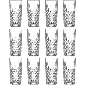 LAV Odin Highball Glasses - Set of 12, 356ml, Clear - Highball Glasses LAV Odin Highball Glasses - Set of 12, 356ml, Clear - Highball Glasses