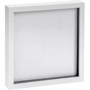 Nicola Spring 20x20in Photo Frame - Acrylic, White Nicola Spring 20x20in Photo Frame - Acrylic, White