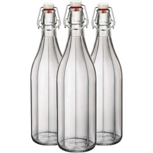 Bormioli Rocco Oxford Clear Water Bottle - 1000ml - Pack of 3 Bormioli Rocco Oxford Clear Water Bottle - 1000ml - Pack of 3