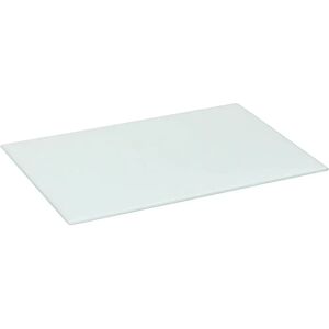 Harbour Housewares White Glass Worktop Saver - 50x40cm - Worktop Saver Harbour Housewares White Glass Worktop Saver - 50x40cm - Worktop Saver