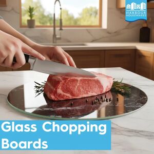 Harbour Housewares - Glass Worktop Saver - Red - 500 x 400mm Harbour Housewares - Glass Worktop Saver - Red - 500 x 400mm