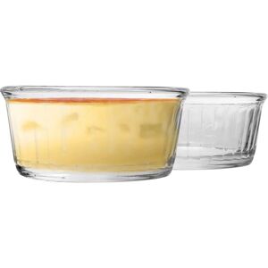 Duralex Oven Chef Glass Ramekins - 8.5cm - Pack of 8 - Transparent - Dessert Duralex Oven Chef Glass Ramekins - 8.5cm - Pack of 8 - Transparent - Dessert