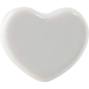 Nicola Spring Ceramic Heart Knobs - White - Pack of 12 - Knob Nicola Spring Ceramic Heart Knobs - White - Pack of 12 - Knob