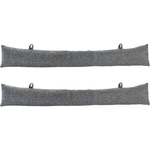 Nicola Spring Door Draught Excluder - Grey - Set of 2 Nicola Spring Door Draught Excluder - Grey - Set of 2