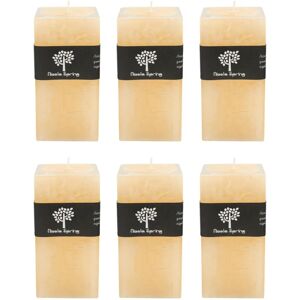 Nicola Spring Vanilla Scented Candle - 150x75x75mm, Pack of 6 Nicola Spring Vanilla Scented Candle - 150x75x75mm, Pack of 6