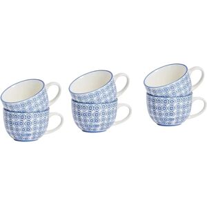 Nicola Spring Model - Navy 250ml Coffee Cups Set - Japanese Style Porcelain Nicola Spring Model - Navy 250ml Coffee Cups Set - Japanese Style Porcelain