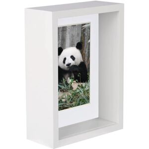 Nicola Spring 5" x 7" White 3D Deep Box Photo Frame - Photo Frame Nicola Spring 5" x 7" White 3D Deep Box Photo Frame - Photo Frame