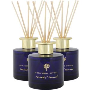Nicola Spring Model Patchouli & Rosewood - Reed Diffuser - 3 Pack Nicola Spring Model Patchouli & Rosewood - Reed Diffuser - 3 Pack