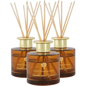 Nicola Spring 3x Reed Diffusers - Sandalwood & Jasmine - 200ml - Diffuser Nicola Spring 3x Reed Diffusers - Sandalwood & Jasmine - 200ml - Diffuser