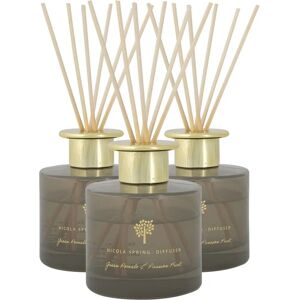 Nicola Spring 3x Reed Diffusers - Green Pomelo & Passion - Home & Bathroom Fragrance Nicola Spring 3x Reed Diffusers - Green Pomelo & Passion - Home & Bathroom Fragrance
