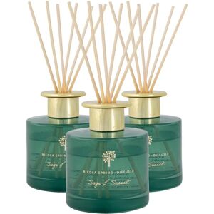 Nicola Spring 3x Reed Diffusers Sage & Seasalt - Reed Diffuser Nicola Spring 3x Reed Diffusers Sage & Seasalt - Reed Diffuser
