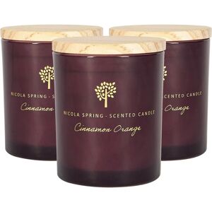 Nicola Spring Candle Set - Cinnamon & Orange Aromatherapy - 130g Nicola Spring Candle Set - Cinnamon & Orange Aromatherapy - 130g