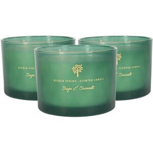 Nicola Spring 3x Soy Wax Scented Candles Aromatherapy Gift - Candles Nicola Spring 3x Soy Wax Scented Candles Aromatherapy Gift - Candles