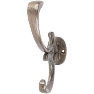Hammer and Tongs Raw Grey Cast Iron Coat & Hat Hook - Hook Hammer and Tongs Raw Grey Cast Iron Coat & Hat Hook - Hook