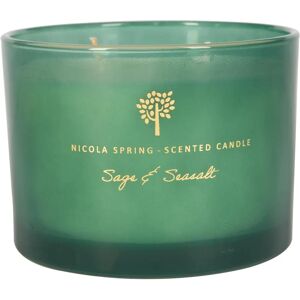Nicola Spring Soy Wax Scented Candle - Sage & Seasalt Green - Candle Nicola Spring Soy Wax Scented Candle - Sage & Seasalt Green - Candle