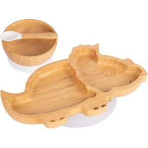 Tiny Dining Children's Bamboo Dinosaur Dinner Set - Plate, Bowl, Spoon Tiny Dining Children's Bamboo Dinosaur Dinner Set - Plate, Bowl, Spoon
