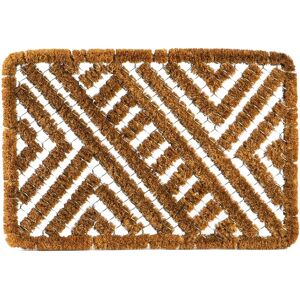 Nicola Spring Coir Scraper Door Mat - Brown - 60 x 40cm - Door Mat Nicola Spring Coir Scraper Door Mat - Brown - 60 x 40cm - Door Mat