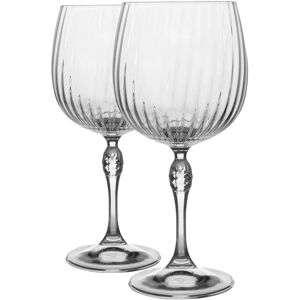 Bormioli Rocco America '20s Gin Tonic Glasses Set - Vintage Art Deco 240ml Bormioli Rocco America '20s Gin Tonic Glasses Set - Vintage Art Deco 240ml