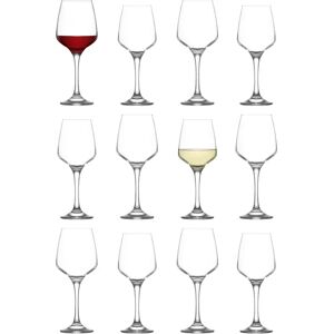LAV Lal Wine Glasses Set - Elegant Long Stem Red White Wine Glasses LAV Lal Wine Glasses Set - Elegant Long Stem Red White Wine Glasses
