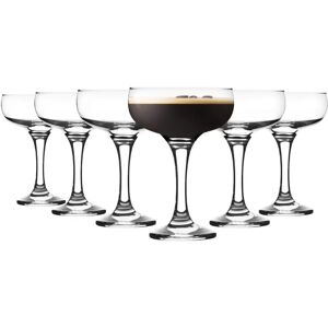 Rink Drink Espresso Martini Cocktail Glasses Set - Vintage Style Champagne Coupe - 235ml Rink Drink Espresso Martini Cocktail Glasses Set - Vintage Style Champagne Coupe - 235ml