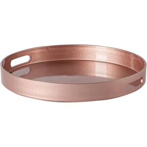 Argon Tableware 6 Rose Gold Round Serving Trays - Center Piece Argon Tableware 6 Rose Gold Round Serving Trays - Center Piece