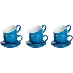 Argon Tableware Blue 12-Piece Cappuccino Cup Set - Coffee & Tea Argon Tableware Blue 12-Piece Cappuccino Cup Set - Coffee & Tea