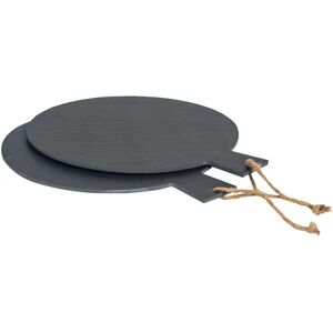 Argon Tableware Rustic Slate Pizza Serving Platter - 13" - Food Board Plate Argon Tableware Rustic Slate Pizza Serving Platter - 13" - Food Board Plate