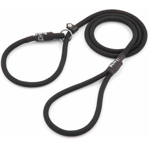 Bunty Black X-Large Dog Rope Lead - Nylon Slip-On Leash Bunty Black X-Large Dog Rope Lead - Nylon Slip-On Leash