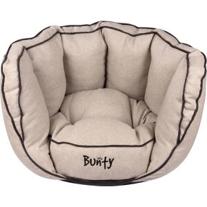 Bunty Oyster Dog Bed - Small, Capri Oatmeal, High Walls Bunty Oyster Dog Bed - Small, Capri Oatmeal, High Walls